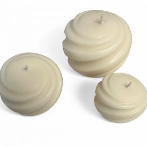 Irregular Swirl Trio – Decor Candle Set